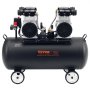 Compresor de aire VEVOR, tanque de acero de 20 galones, compresor de aire sin aceite de 4 HP, 14,6 CFM a 90 PSI y presión máxima de 125 PSI, compresor portátil ultrasilencioso de 78 dB, para reparación de automóviles, inflado de neumáticos, pintura en aerosol