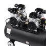 Compresor de aire VEVOR, tanque de acero de 20 galones, compresor de aire sin aceite de 4 HP, 14,6 CFM a 90 PSI y presión máxima de 125 PSI, compresor portátil ultrasilencioso de 78 dB, para reparación de automóviles, inflado de neumáticos, pintura en aerosol