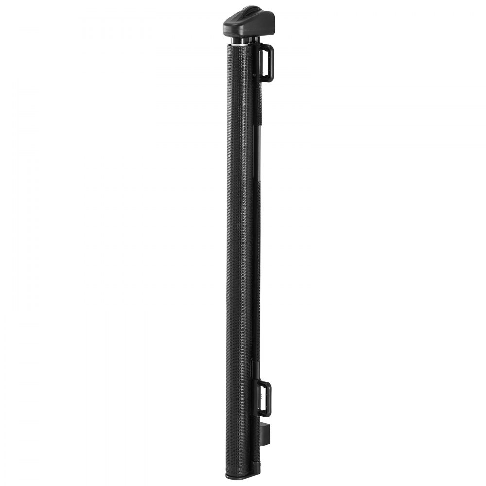 VEVOR Puerta Retráctil 158 x 87 cm, Barrera de Seguridad para Perros con Cierre, Puerta de Malla Permite el Paso sin Tropiezos, para Escaleras Interiores, Puertas, Pasillos, Salas de Juegos, Negro