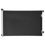 VEVOR Puerta Retráctil 1045x1550 mm, Barrera de Seguridad para Perros con Cierre, Puerta de Malla Permite el Paso sin Tropiezos, para Escaleras Interiores, Puertas, Pasillos, Salas de Juegos, Negro