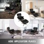 Sillón De Salón Clásico Y Otomana De Cuero Pu Moderno Cuero Auténtico