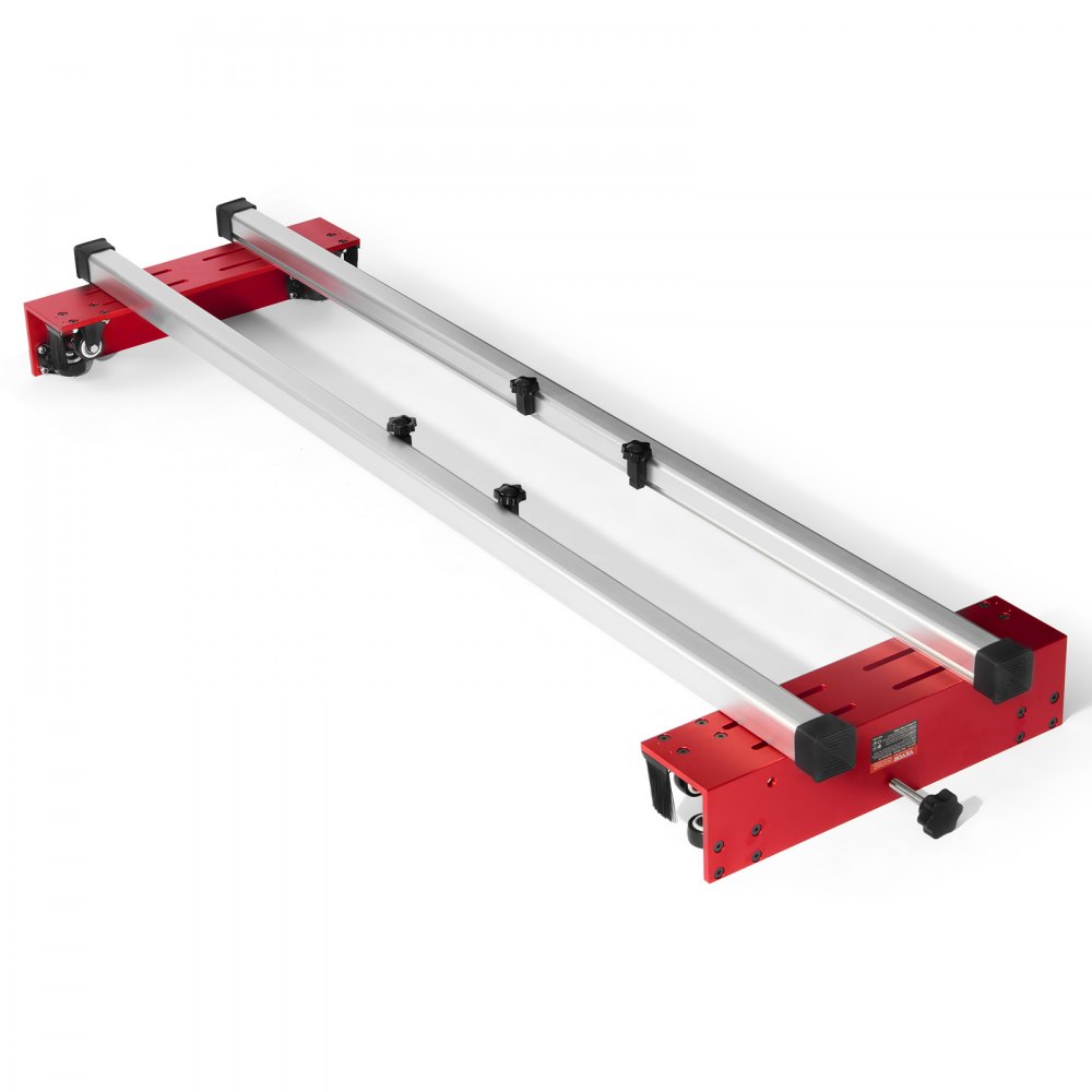 VEVOR 1525mm Planing Jig, Portable and Easily Adjustable Device for Smoothing Panels, DIY Woodworking Router Sled, Trimming Planer for Smoothing Wood, Home Improvement