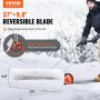 Pala quitanieves VEVOR con hoja reversible de 37&quot; x 9,8&quot; para una limpieza eficiente de la nieve en paisajes invernales.