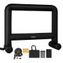 VEVOR Pantalla de Cine Inflable 288 x 155 cm 16:9 Lavable 600D con Bolsa de Almacenamiento Portátil Fácil de Instalar Visión de 160° Pantalla de Proyección para Exteriores, Cine en casa, Fiestas