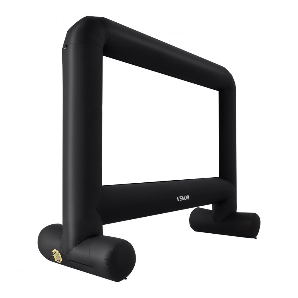 VEVOR Pantalla de Cine Inflable 263 x 147 cm 16:9 Lavable 600D con Bolsa de Almacenamiento Portátil Fácil de Instalar Visión de 160° Pantalla de Proyección para Exteriores, Cine en casa, Fiestas