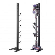 VEVOR Soporte de Aspiradora 1270 mm Compatible con Dyson V6 V7 V8 V10 V11 V15 Soporte Estable para Aspiradora con 6 Ganchos para Aspiradoras Verticales Dyson DC30 DC31 DC34 DC35 DC58 DC59 DC62 D74