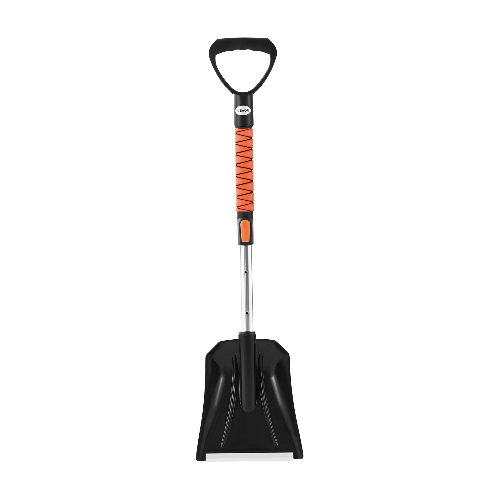 VEVOR Snow Shovel and Snow Brush, 107cm Extendable Snows Broom & Ice Scraper with 180° Pivoting Brush Head, Non-Slip Grip, Portable Winter Snows Removal Tools for Cars Trucks, SUVs Vehicle