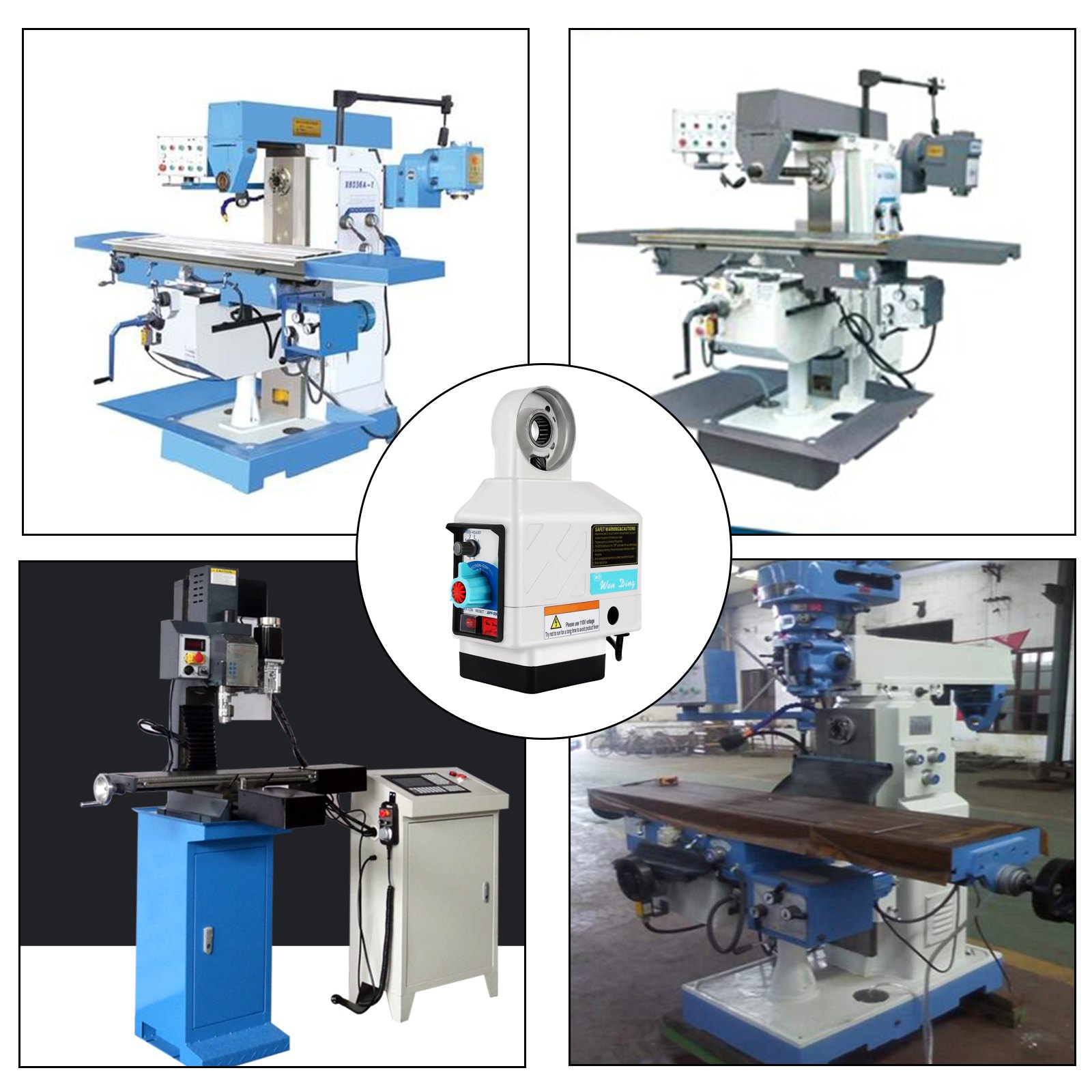Fresadora De Potencia Eje X Apf-500 135lb Suavidad Fresadora 0-210rpm 155kg/cm