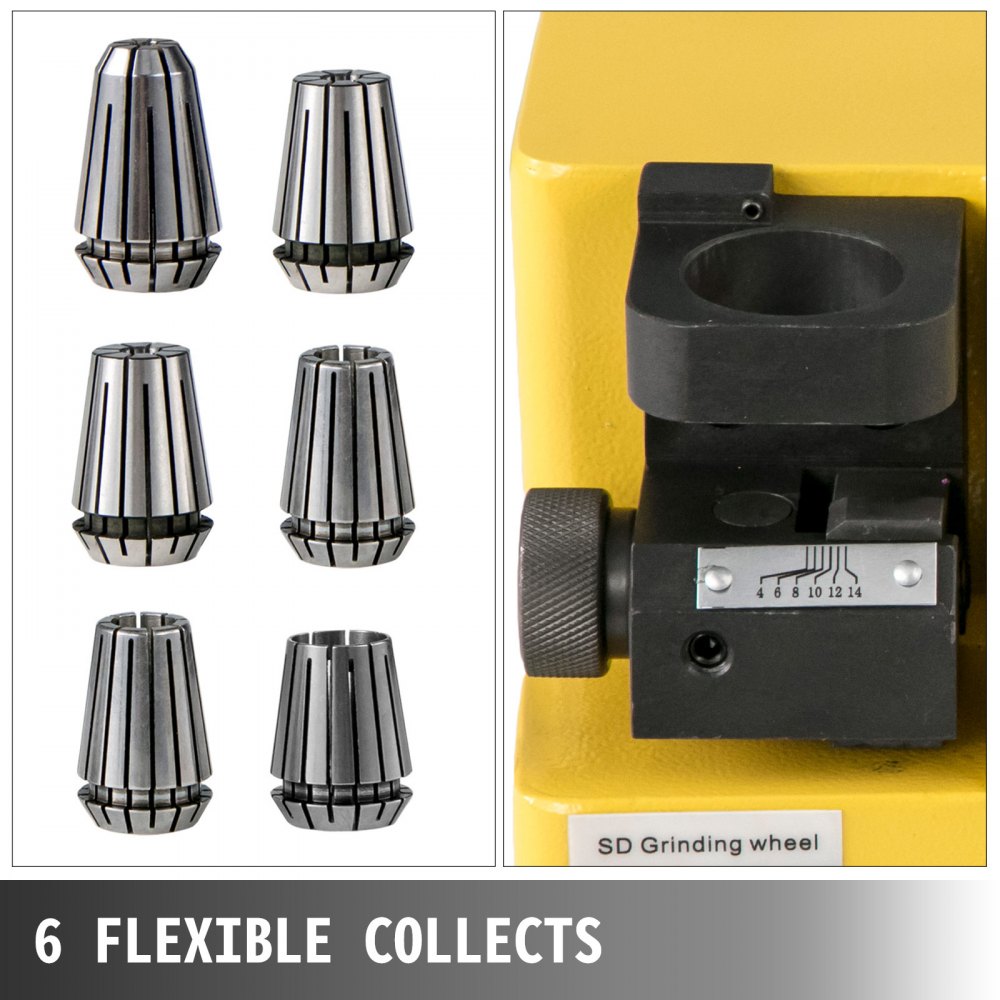 Afiladora De Fresas Afiladora Mr-x1esmeriladora De Banco Eléctrico