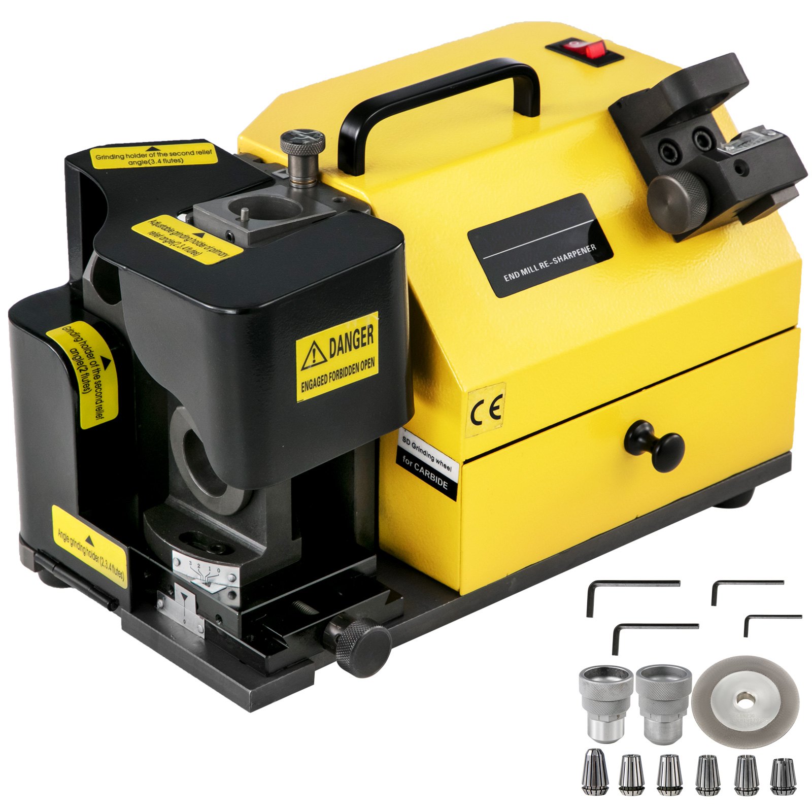 Afiladora De Fresas Afiladora Mrx3 4400 Rpm Esmeriladora De Banco Eléctrico