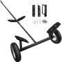 VEVOR Remolque para Barcos 360 lbs Carro de Varada para Barcos 295 x 108 x 47 cm Longitud Ajustable 230-255-280 cm Carro de Barco con Remolque para Mover Motores Embarcación Barco de Pesca o de Vela