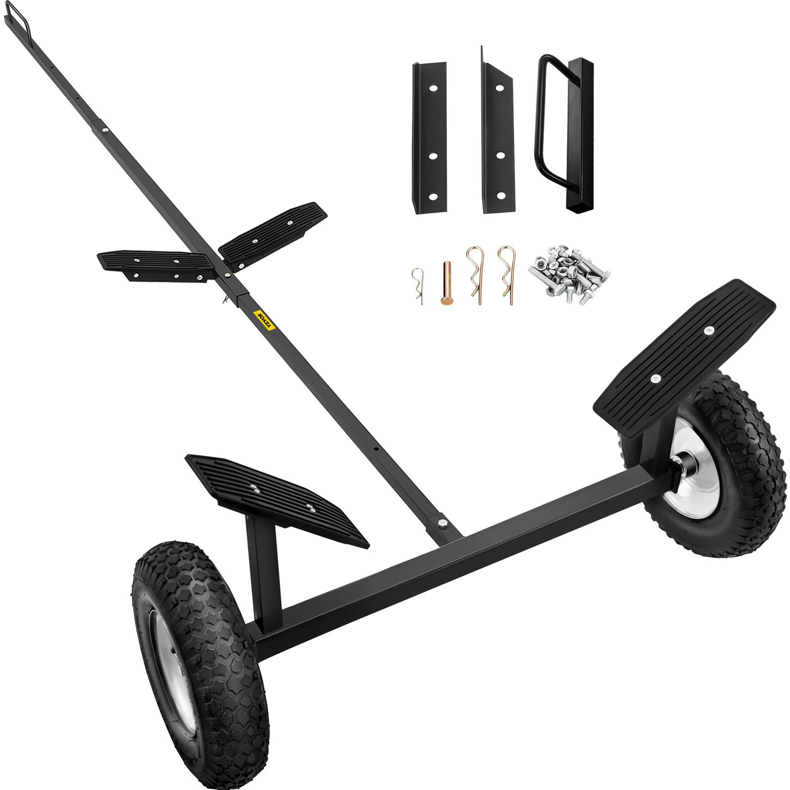 VEVOR Remolque para Barcos 360 lbs Carro de Varada para Barcos 295 x 108 x 47 cm Longitud Ajustable 230-255-280 cm Carro de Barco con Remolque para Mover Motores Embarcación Barco de Pesca o de Vela