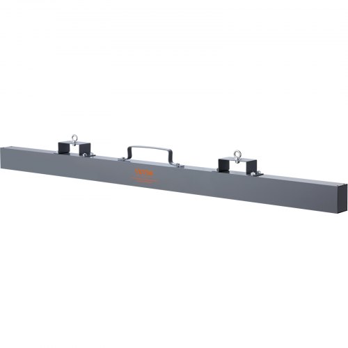 VEVOR Escoba Magnética Colgante para Carretilla Elevadora Fuerza Magnética de 47,6 kg Barredora Magnética 1830x77x200 mm Recogedor Magnético Antioxidante para Chatarra de Metal Taller Garaje Patio