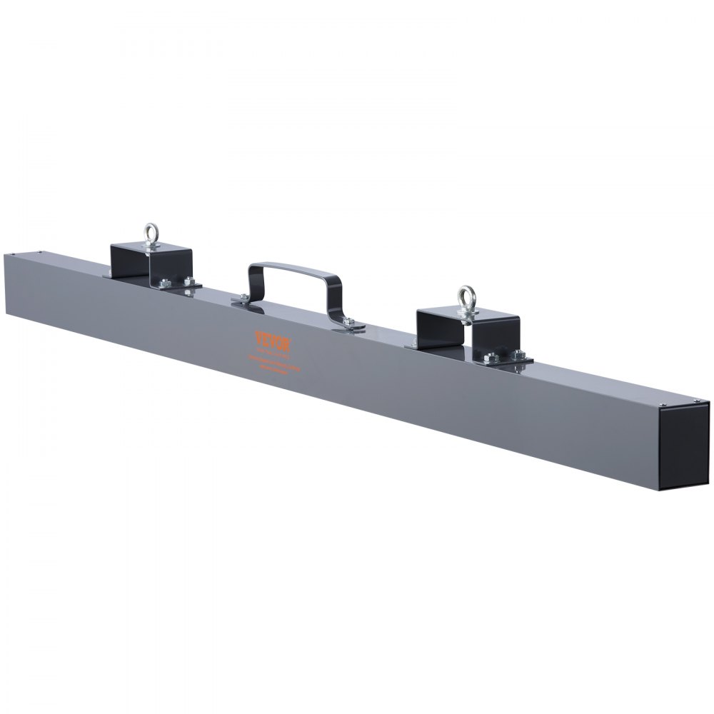VEVOR Escoba Magnética Colgante para Carretilla Elevadora Fuerza Magnética de 47,6 kg Barredora Magnética 1830x77x200 mm Recogedor Magnético Antioxidante para Chatarra de Metal Taller Garaje Patio