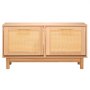 VEVOR Entryway Shoe Bench, 1000 x 300 x 530 mm Rattan-Like Shoes Bench with 2 Flip Drawers, 300lbs Shoe Storage Rack with 4 Compartments and 2 Rattan Doors, for Hallway, Living Room, Bedroom
