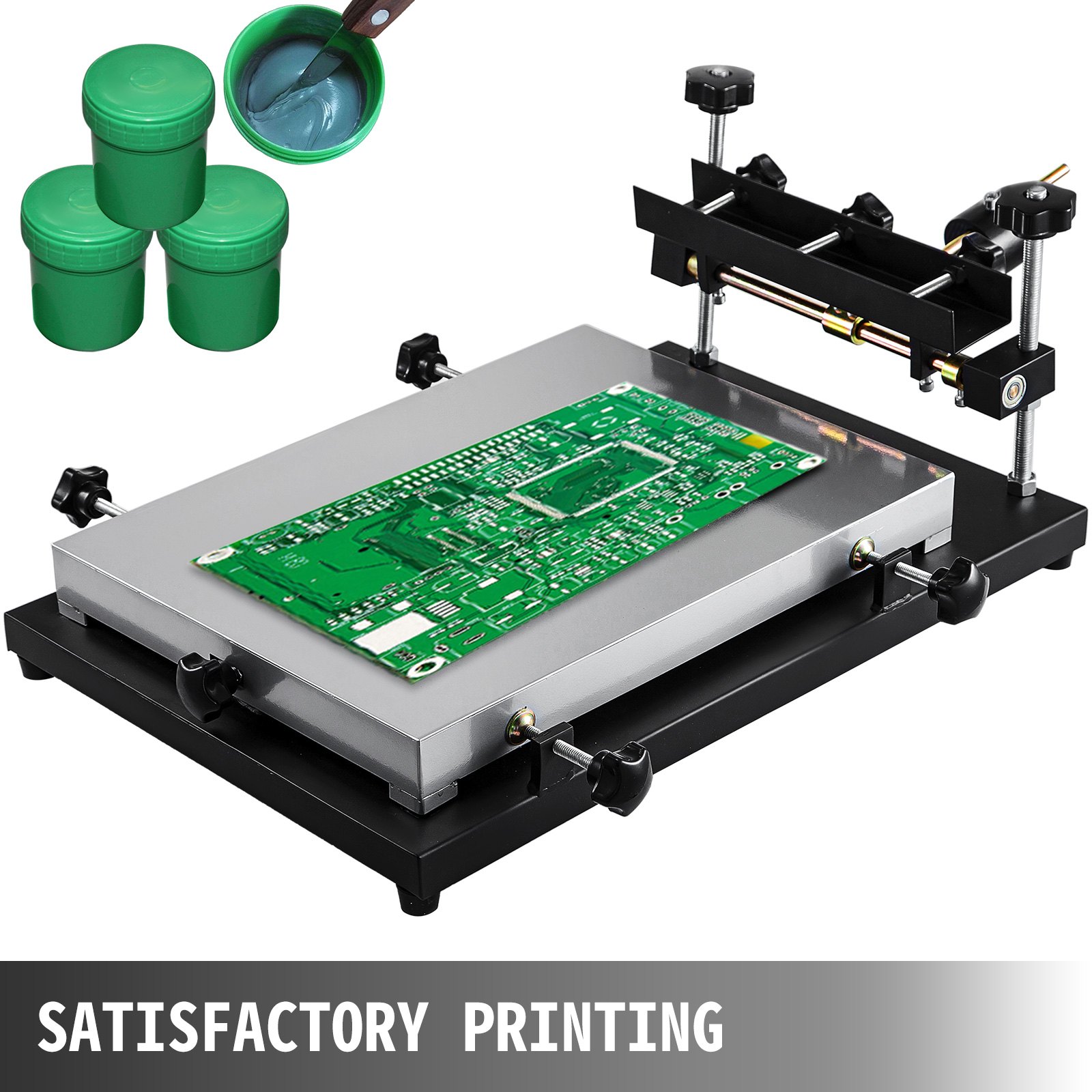 Impresora De Pasta De Soldadura Máquina De Serigrafía 300x240mm Pcb Smt