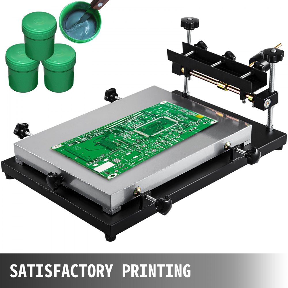 Impresora De Pasta De Soldadura Pcb Smt Impresora De Plantillas 440x320mm