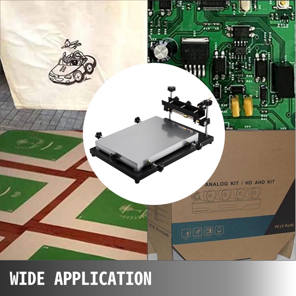Impresora De Pasta De Soldadura Pcb Smt Impresora De Plantillas 440x320mm