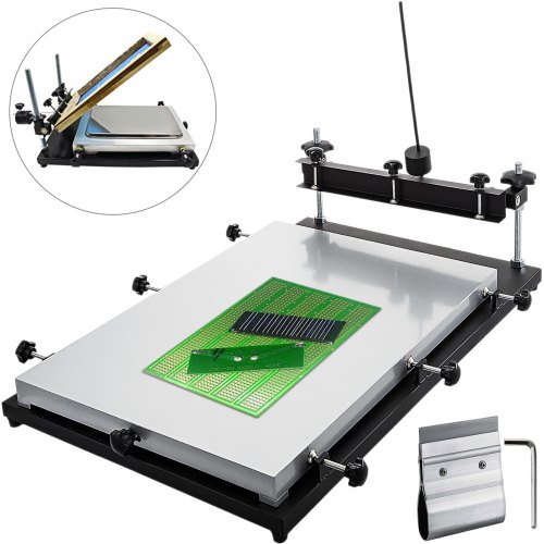 Impresora De Plantilla Manual Pcb Smt Impresora De Pasta De Soldadura 700x500 Mm