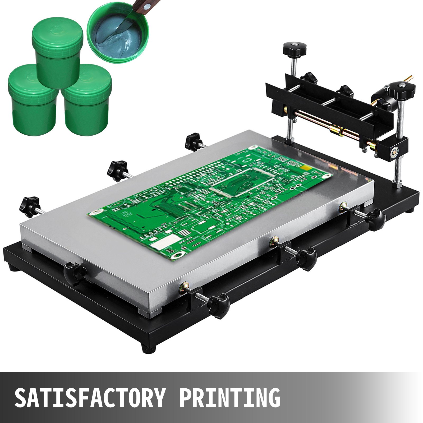 Impresora De Plantilla Manual Pcb Smt Impresora De Pasta De Soldadura 700x500 Mm