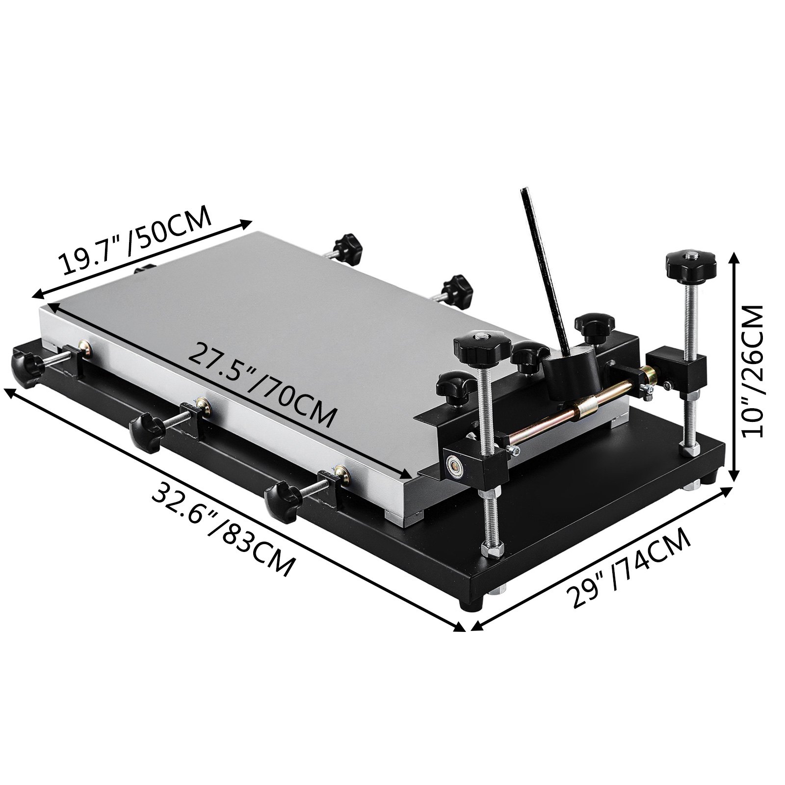 Impresora De Plantilla Manual Pcb Smt Impresora De Pasta De Soldadura 700x500 Mm