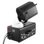 VEVOR 2000 W Máquina de Fabricar Nieve de 450 x 27 x 300 mm Máquina para Hacer Copos de Nieve con Control Remoto Inalámbrico y Cable, Tanque de 5 L para Interiores para Fiestas Navideñas, Bodas