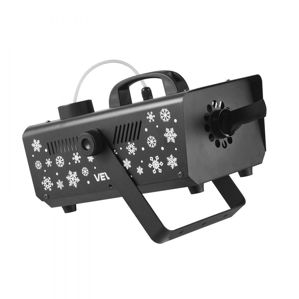 VEVOR Máquina de Nieve, Máquina Portátil de Copos de Nieve Colgante de 650 W con Asa Portátil para DJ, Fiestas Navideñas, Efectos de Escenario, Decoración de Bodas, para Exteriores e interiores