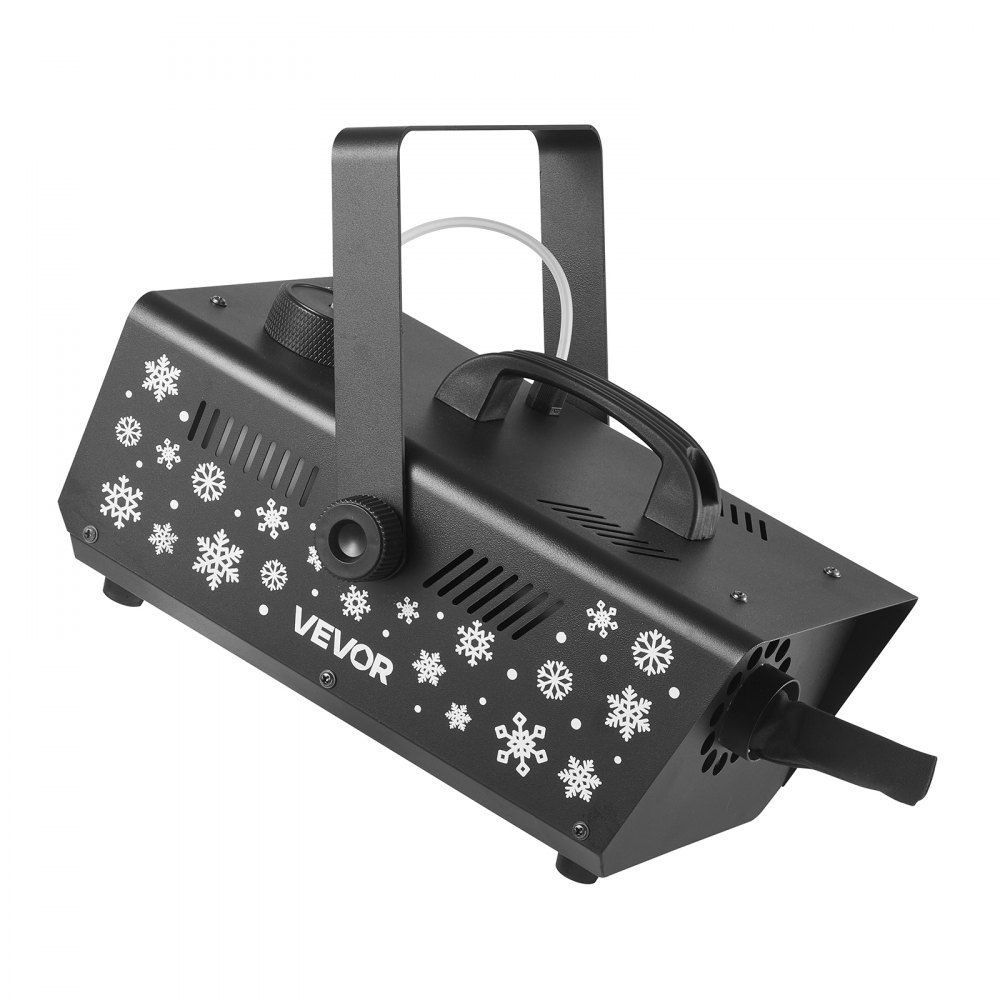 VEVOR Máquina de Nieve, Máquina Portátil de Copos de Nieve Colgante de 650 W con Asa Portátil para DJ, Fiestas Navideñas, Efectos de Escenario, Decoración de Bodas, para Exteriores e interiores