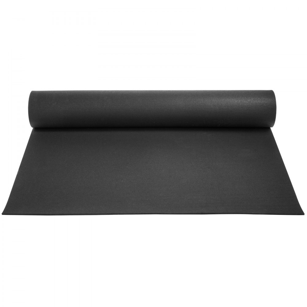Piso De Goma Para Suelo 4' X 6' 9.5mm Ejercicio Tapetes Para Equipo No Tóxico
