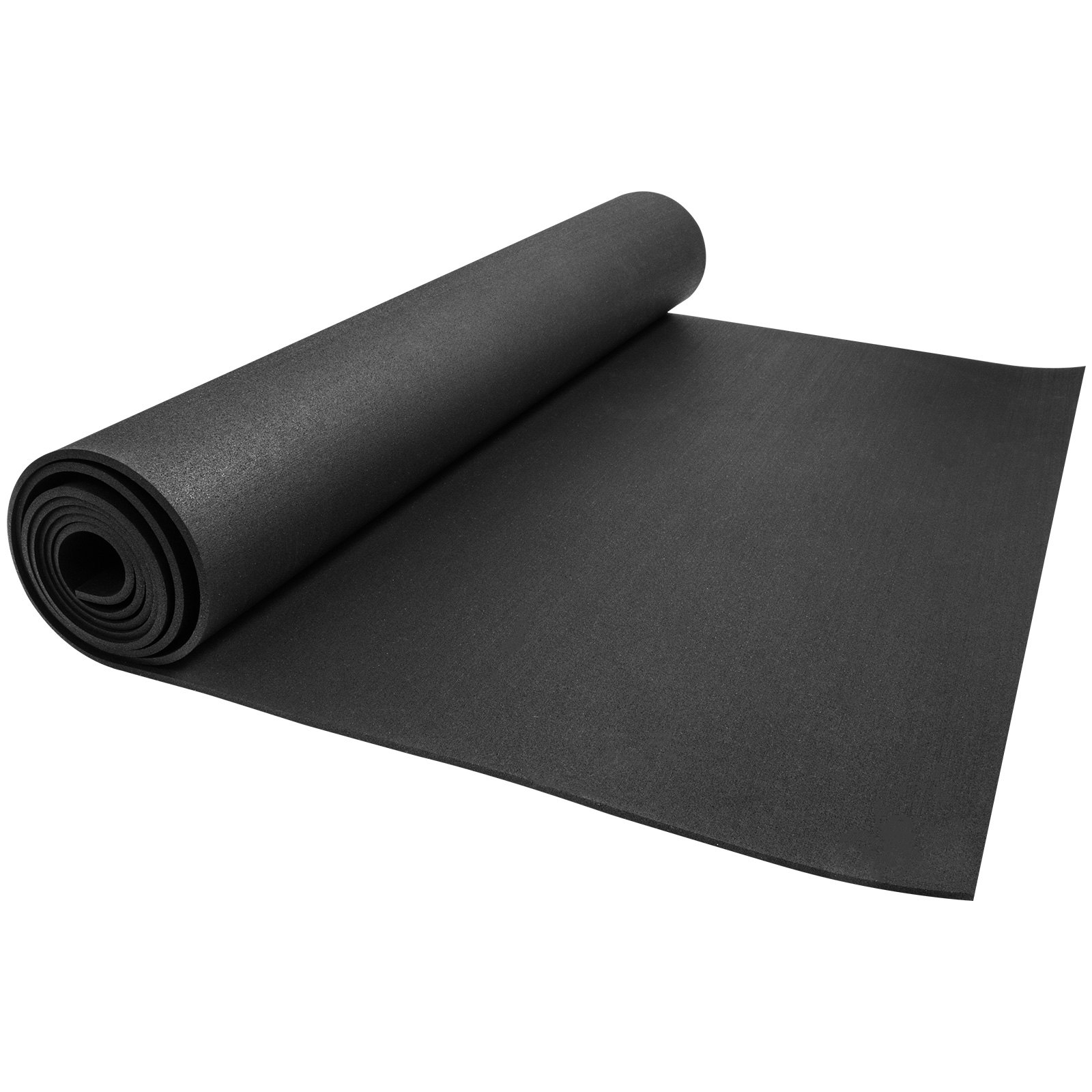 Piso De Goma Para Suelo 4' X 6' 9.5mm Ejercicio Tapetes Para Equipo No Tóxico