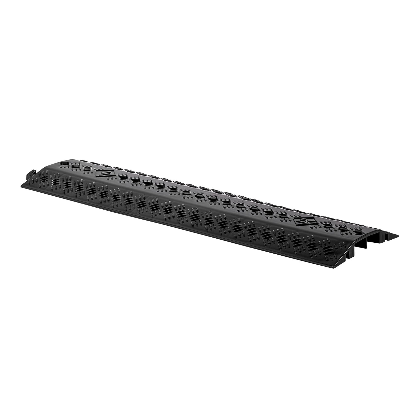 VEVOR Rampa de Protección de Cable 1 Pieza Protector de Cables para Suelo Capacidad de Carga de 7938 kg para Zonas de Alto Tránsito Peatonal, para Interiores, Exteriores, Hogar, Oficina, Almacén