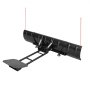VEVOR Juego de Pala de Nieve Accesorio para Tractores ATVs UTVs Quitanieves, Limpieza de Nieve para Carretera Aparcamiento, Ancho Ajustable 1092/1800 mm, Ángulo Regulable, Acero, con Barra Reflectante