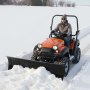 VEVOR Quitanieves, 1220 x 385 mm, Pala Quitanieves de Acero Universal, Altura e Izquierda-Derecha Ajustable, Pala de limpieza 3 Opciones de Montaje para Remoción de Nieve para la Mayoría de ATV/ UTV