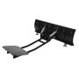 VEVOR Quitanieves, 1220 x 385 mm, Pala Quitanieves de Acero Universal, Altura e Izquierda-Derecha Ajustable, Pala de limpieza 3 Opciones de Montaje para Remoción de Nieve para la Mayoría de ATV/ UTV
