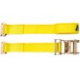 VEVOR Ratchet Tie-Down Straps, 18 Pieces, 2000 kg Breaking Strength, 4.57 m Ratchet Straps, Polyester Material, Tire Straps Suitable for Car Roof Racks