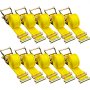 VEVOR Correas de Amarre con Trinquete E-Track 3,66 m x 5 cm Correas de Pista E 10 Piezas Cinturón de Poliéster y Trinquete de Acero Amarre de E-Track para Motocicletas Portaequipajes Camiones Remolque