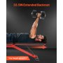 VEVOR Banco de Pesas Estable de Alta Resistencia de 544 kg para Entrenamiento de Cuerpo Completo, Ajustable, para Entrenamiento de Fuerza en el Gimnasio en Casa, 1465 x 530 x 450 mm, Negro y Rojo