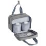 VEVOR Wearable Breast Pump Bag, Breast Feeding Bag with Ice Pack, Fits for M5/M6, Pumping Accessories & Breastmilk Storage, Portable Pump Carrying Case for Work, Travel & Family Use, Grey