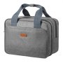 VEVOR Wearable Breast Pump Bag, Breast Feeding Bag with Ice Pack, Fits for M5/M6, Pumping Accessories & Breastmilk Storage, Portable Pump Carrying Case for Work, Travel & Family Use, Grey