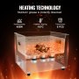 VEVOR Limpiador Ultrasónico 15L con Temporizador de Calentamiento y Cesta 360W