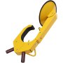VEVOR Cerradura de Rueda para Coche Bloqueo de Rueda Antirrobo 16-38cm de Acero Q235 de Servicio Pesado Ventosa de 30cm 2 Llaves Dispositivo de Bloqueo de Rueda para Vehículos Caravanas Camiones Motos