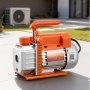 VEVOR Vacuum Pump, 3.5 CFM 99 L/min, HVAC Single Stage Rotary Vane AC Vacuum Pump, for R134a R22 R410a Systems, 4 Pole Motor, for Automotive Air Conditioner Maintenance Resin Degassing, Oil Included