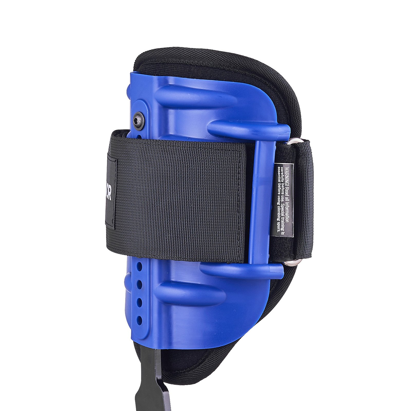 VEVOR Juego de Espuelas para Trepar Árboles, Escalada Ajustable en Altura, con Correas y Arnés de Cintura, Carga Máxima 159 kg, para Recolección de Fruta y Caza, 175 x 165 x 430 mm, Color Azul