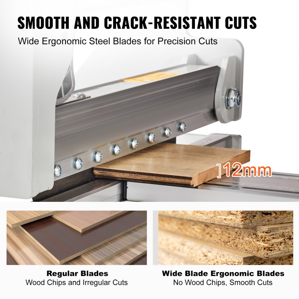 VEVOR Cortador de Piso Laminado 33 cm Cortador de Piso de Vinilo Profundidad de Corte 12 mm Cortador de Piso para Pisos Laminados, Plástico Resistente LVP, SPC, WPC, VCT, Losetas de Alfombra