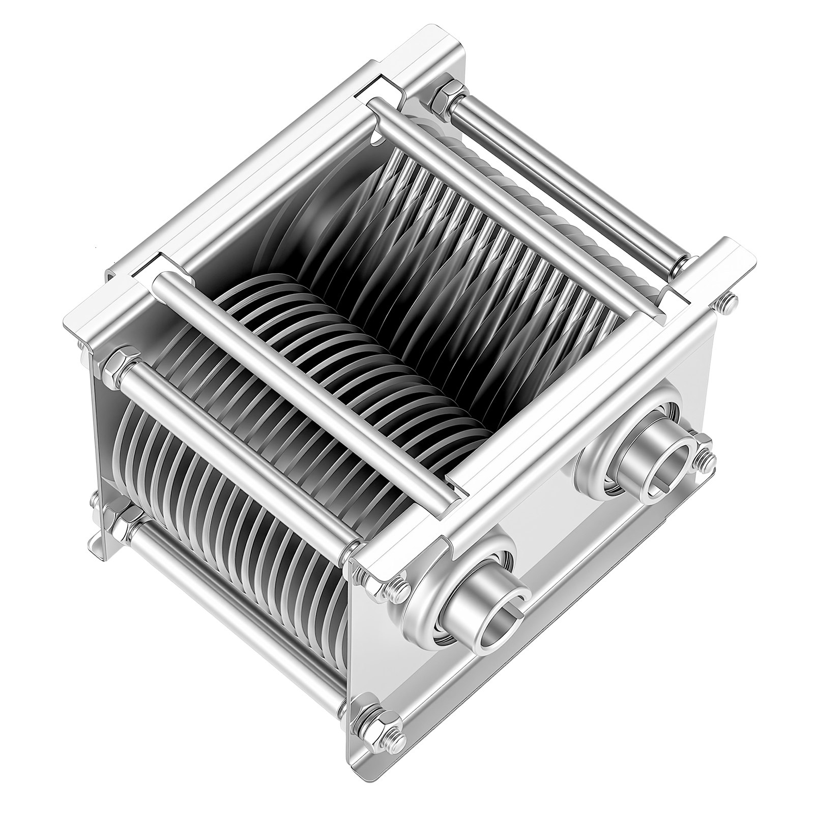 VEVOR Juego de Cuchillas para Rebanadora de Carne, Diámetro de Hoja de 86 mm, Cuchilla para Máquina Cortadora de Acero Inoxidable, Espacio entre Hojas de 5 mm, Modelo 90, para Carne sin Hueso