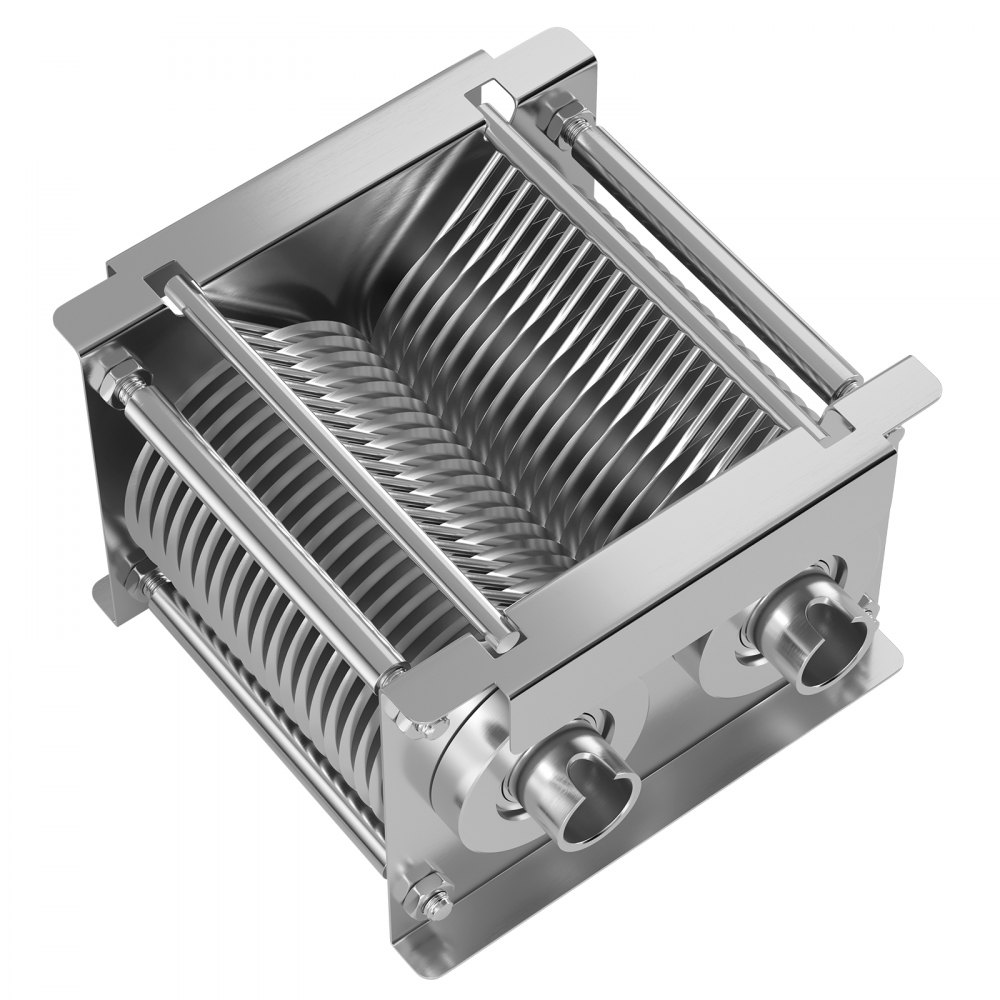 VEVOR Cuchilla de 5 mm para Máquina Cortadora de Carne, Un Juego de Cuchillas para Máquina Cortadora SJY-DQ90, Acero Inoxidable, para Carne Deshuesada y Verduras Blandas, 162 x 172 x 125,5 mm