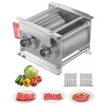 VEVOR Cuchilla para Máquina Cortadora Carne SJY-DQ90 de 5 mm Acero Inoxidable