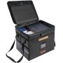 VEVOR Caja de Documentos Ignífuga 390x315x355 mm Bolsa de Documentos Ignífuga con Cerradura 2000°C Caja de Archivos Ignífuga e Impermeable con Cremallera y Asa para Dinero, Documento, Joyas, Pasaporte