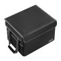 VEVOR Caja para Documentos Ignífuga, Resistente al Agua y con Aislamiento Térmico de 1000 °C, Portátil y Plegable, para Pasaportes, Documentos Importantes y Archivos, Negro,  340 x 397 x 260 mm