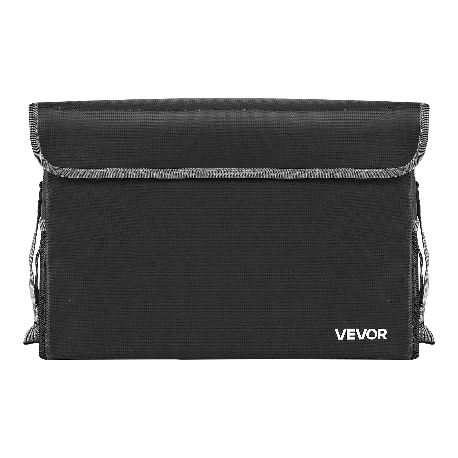 VEVOR Fireproof Document Box, 1000 ℃ Heat Insulated Fireproof & Waterproof Box, Space-Saving and Foldable Design, Portable Home Office Travel File Organizer, for Passports, Important Documents, Files